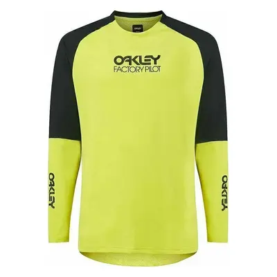 Oakley Factory Pilot MTB LS II Dres Black/Sulphur