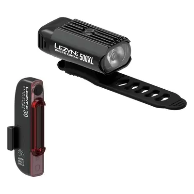 Lezyne Hecto Drive 500XL / Stick Drive Black Front lm / Rear lm Cyklistické světlo