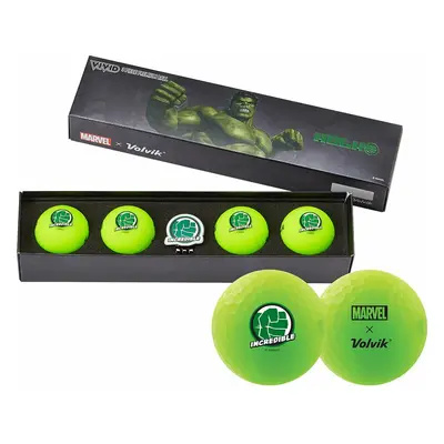 Volvik Vivid Marvel 2.0 Pack Golf Balls Hulk Golfové míčky