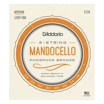 D'Addario EJ78 Struny pro mandolínu