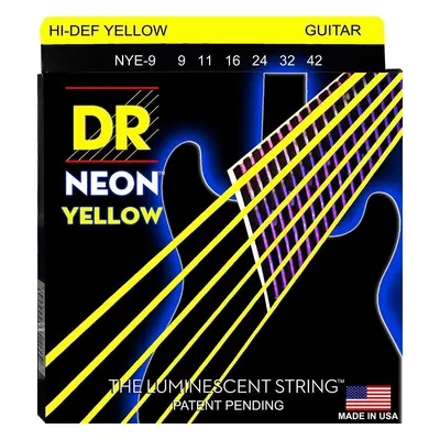 DR Strings NYE-9 Neon Struny pro elektrickou kytaru