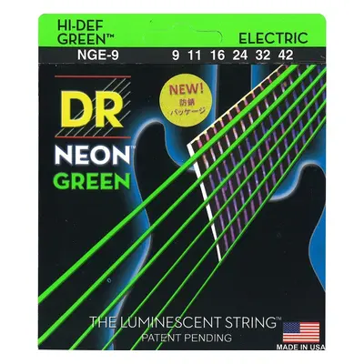 DR Strings NGE-9 Neon Struny pro elektrickou kytaru