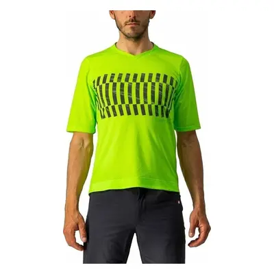 Castelli Trail Tech SS Dres Electric Lime/Dark Lime