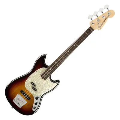 Fender American Performer Mustang RW 3-Tone Sunburst Elektrická baskytara