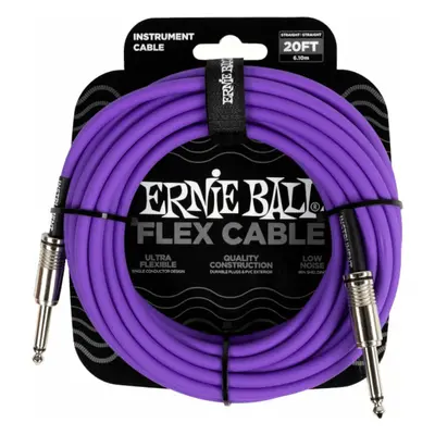 Ernie Ball Flex Instrument Cable Straight/Straight m Rovný - Rovný Nástrojový kabel