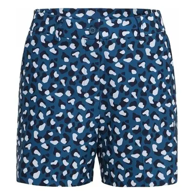 J.Lindeberg Gwen Printed Golf Short Moroccan Blue Animal Kraťasy