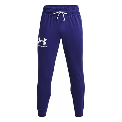 Under Armour Men's UA Rival Terry Joggers Sonar Blue/Onyx White Fitness kalhoty