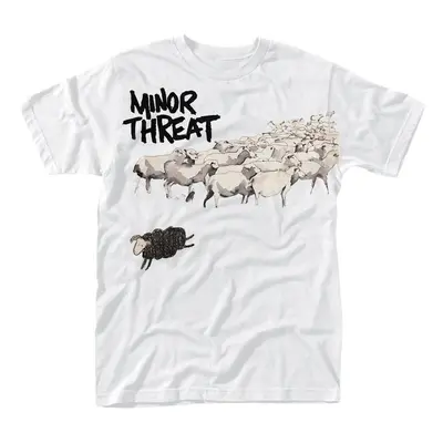 Minor Threat Tričko Out Of Step White