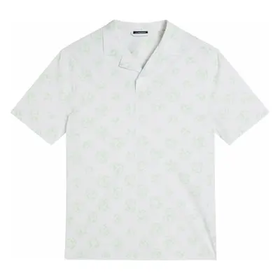 J.Lindeberg Resort Regular Fit Shirt Print White Sphere Dot Polo košile