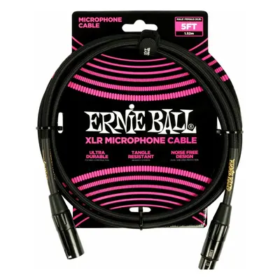 Ernie Ball 1,5 m Mikrofonní kabel