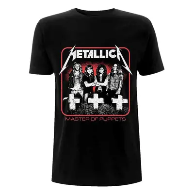 Metallica Tričko Vintage Master of Puppets Photo Unisex Black