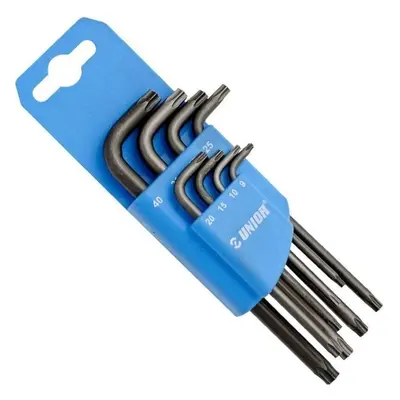 Unior Set Of Wrenches with TX Profile In Plastic Clip T9 - T40 Klíč