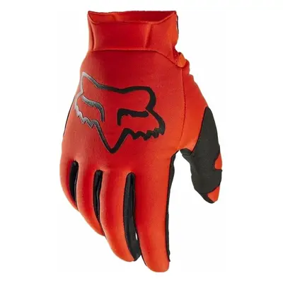 FOX Defend Thermo Off Road Gloves Orange Flame Cyklistické rukavice