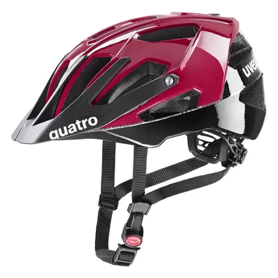 UVEX Quatro Red/Black Cyklistická helma