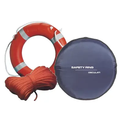 Osculati Ring Lifebuoy + Rope + Cover SET Blue Lodní záchranné prostředky