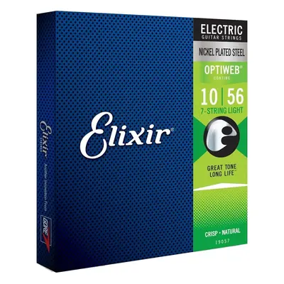 Elixir Optiweb Light 7-String Struny pro elektrickou kytaru