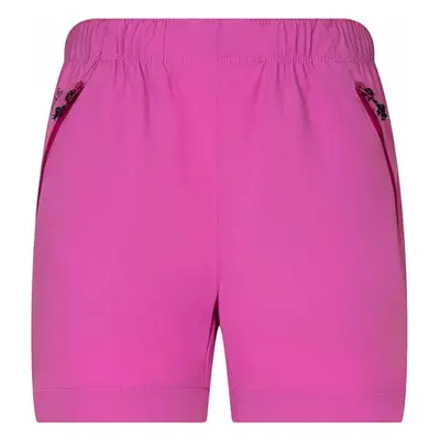 Rock Experience Powell 2.0 Shorts Woman Pant Super Pink/Cherries Jubilee Kraťasy