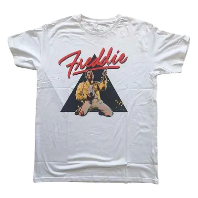 Freddie Mercury Tričko Triangle Unisex White