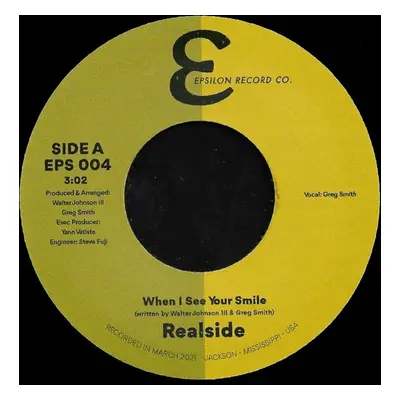 Realside - When I See Your Smile / When I See Your Smile (Extended Version) (7" Vinyl)