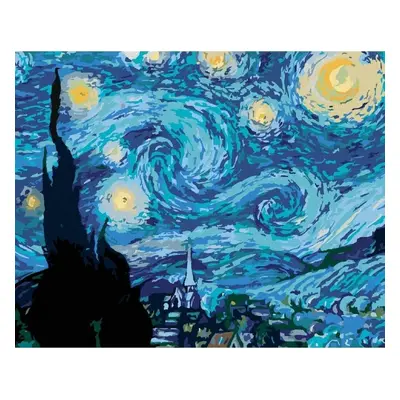 Zuty Diamantové malování Hvězdná noc (Van Gogh)