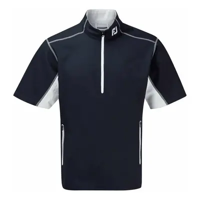 Footjoy Half Zip S/S Navy White Bunda