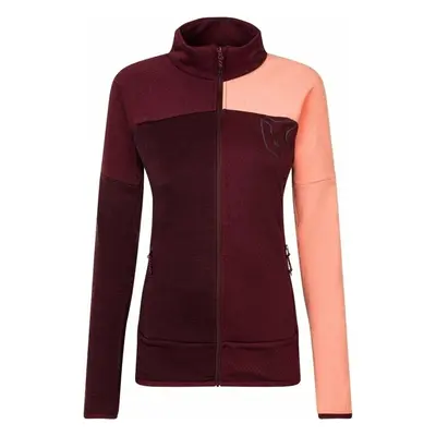 Rock Experience Kobra Mock Neck FZ Woman Fleece Windsor Wine/Desert Flower/Windsor Melange Outdo