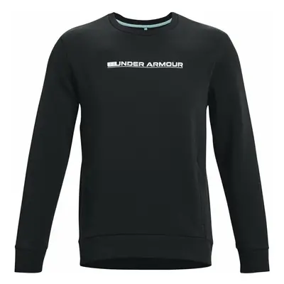 Under Armour UA Summit Knit Crew Black/White Fitness mikina