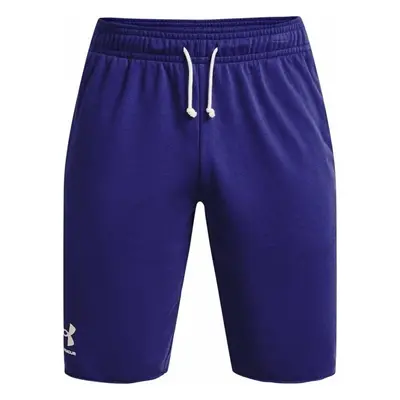 Under Armour Men's UA Rival Terry Shorts Sonar Blue/Onyx White Fitness kalhoty