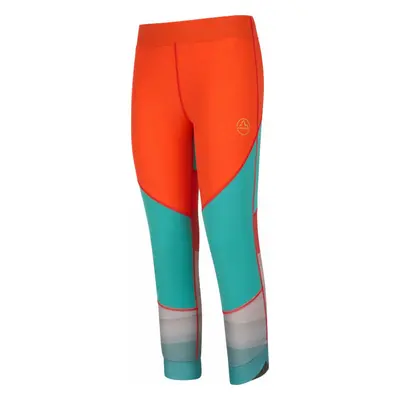 La Sportiva Sensation Leggings W Cherry Tomato/Lagoon Termoprádlo