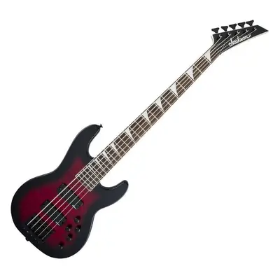 Jackson JS Series Concert Bass JS3VQ AH Transparent Red Burst 5-strunná baskytara