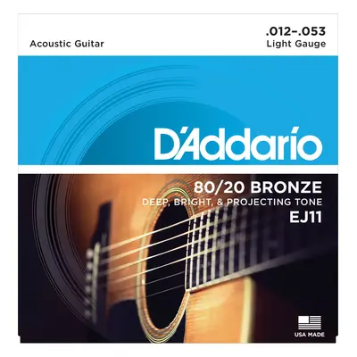 D'Addario EJ11 Struny pro akustickou kytaru