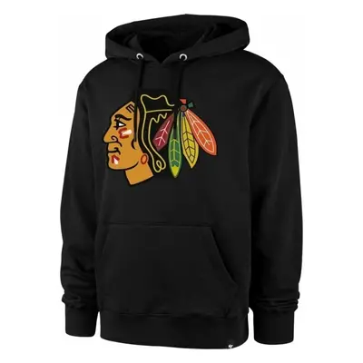 Chicago Blackhawks NHL Imprint Burnside Pullover Hoodie Jet Black Mikina