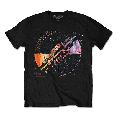 Pink Floyd Tričko Machine Greeting Orange Unisex Black