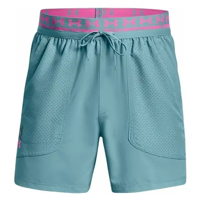 Under Armour Men's UA Run Anywhere Short Still Water/Rebel Pink/Reflective Běžecké kraťasy