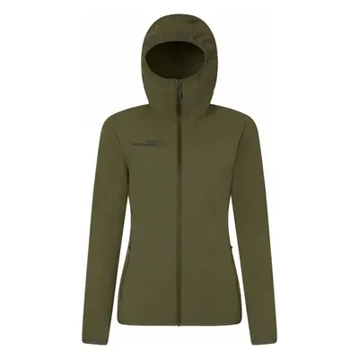 Rock Experience Solstice 2.0 Hoodie Softshell Woman Olive Night Outdorová bunda