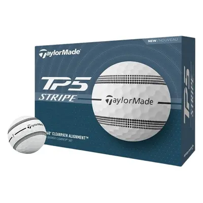 TaylorMade TP5 White Stripe Golfové míčky