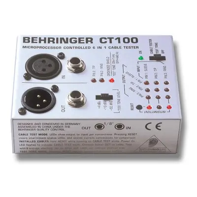 Behringer CT100 Tester na kabely