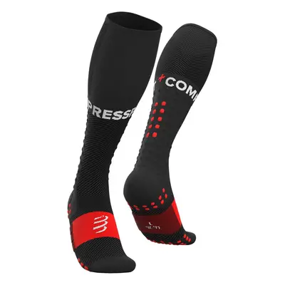 Compressport Full Run Black T4 Běžecké ponožky