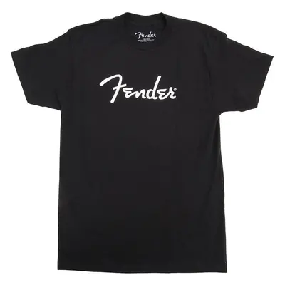 Fender Tričko Spaghetti Logo Black