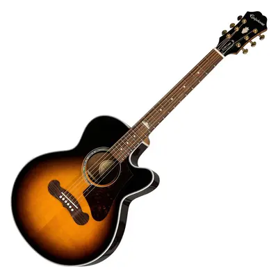 Epiphone EJ-200SCE Coupe Vintage Sunburst Elektroakustická kytara Jumbo