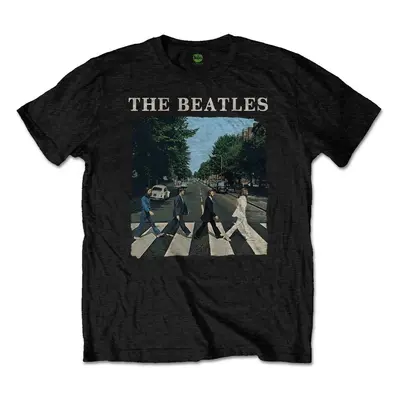 The Beatles Tričko Abbey Road & Logo Unisex Black