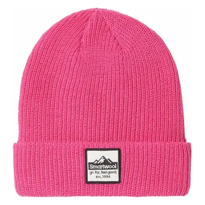 Smartwool Patch Beanie Power Pink UNI Lyžařská čepice