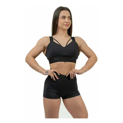 Nebbia Padded Sports Bra INTENSE Iconic Black Fitness spodní prádlo