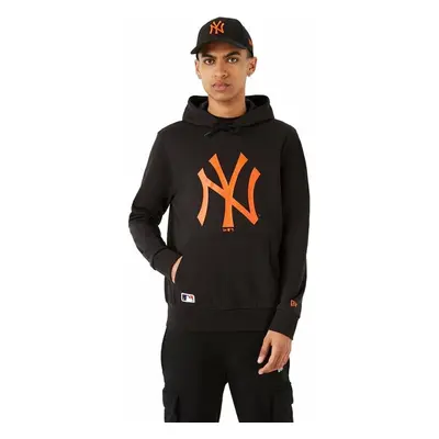 New York Yankees MLB Seasonal Team Logo Black/Orange Mikina