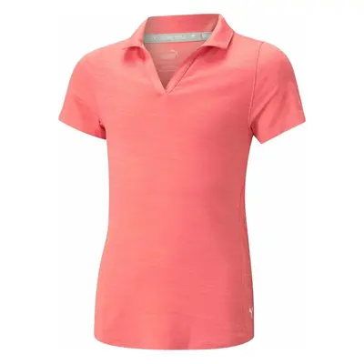 Puma Girls Cloudspun Coast Loveable Heather Polo košile