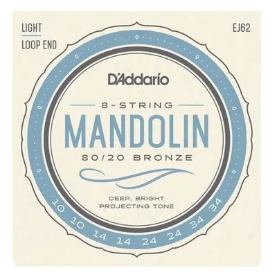 D'Addario EJ62 Struny pro mandolínu