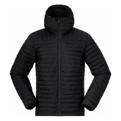 Bergans Lava Light Down with Hood Men Outdorová bunda Black