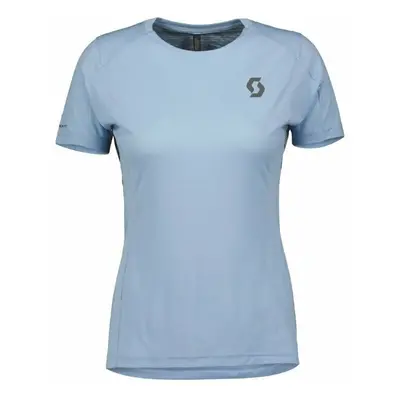 Scott Trail Run SS Womens Glace Blue Běžecké tričko s krátkým rukávem