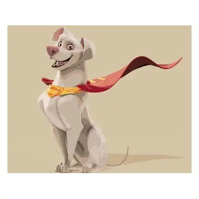 Zuty Malování podle čísel Sedící Krypto (DC League Of Super-Pets)