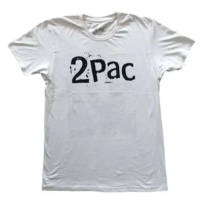 2Pac Tričko Changes Back Repeat Unisex White